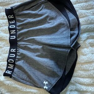 Under Armour Charcoal and Black Performance Shorts